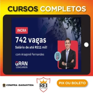 INCRA, Conhecimentos Básicos: Cargos de Analista, Administrativo, Reforma e Desenvolvimento Agrário e Engenheiro Agrônomo - Gran Cursos Online